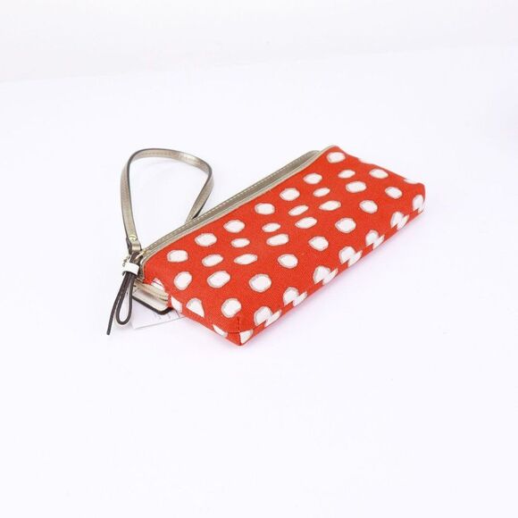 NEW Coach Crazy Dot Double Zip Wallet in Desert Sky - Picture 7 of 9